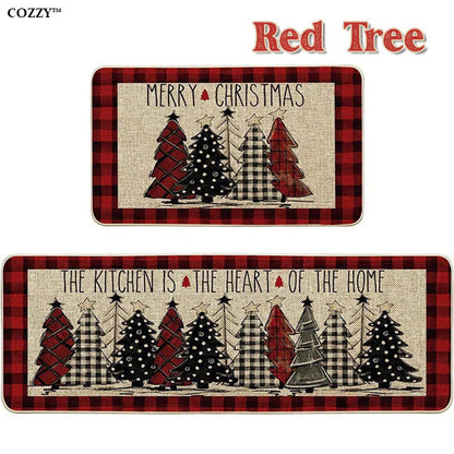 Cozzzzy Vintage Christmas Non-slip Door Mat