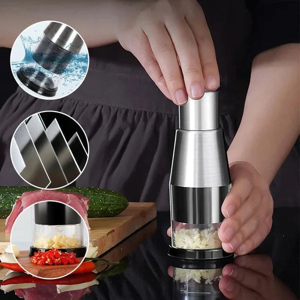 MoZall™ Hand Press Garlic Chopper