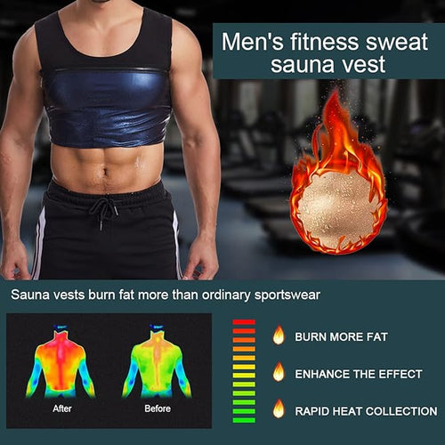 Multi-functional Male Breast Compression Tank: Instant Chest Firming