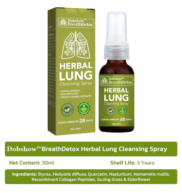 Dobshow™  BreathDetox Herbal Lung Cleansing Spray