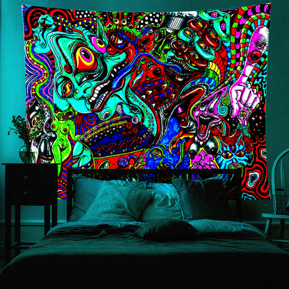 Fluorescent Tapestry / Night Light Tapestry（Abstract, Tapestry Backdrop）