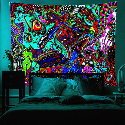 Fluorescent Tapestry / Night Light Tapestry（Abstract, Tapestry Backdrop)