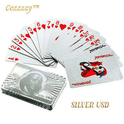 Cozzzzy™ Gold Foil Deluxe Poker Card