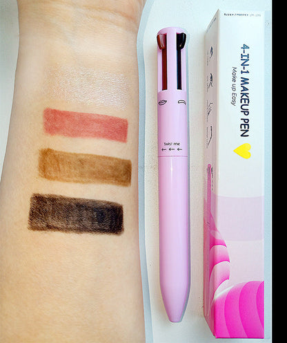 SAVE MONEY！Multi-effect 4 In 1 Cosmetics Pen