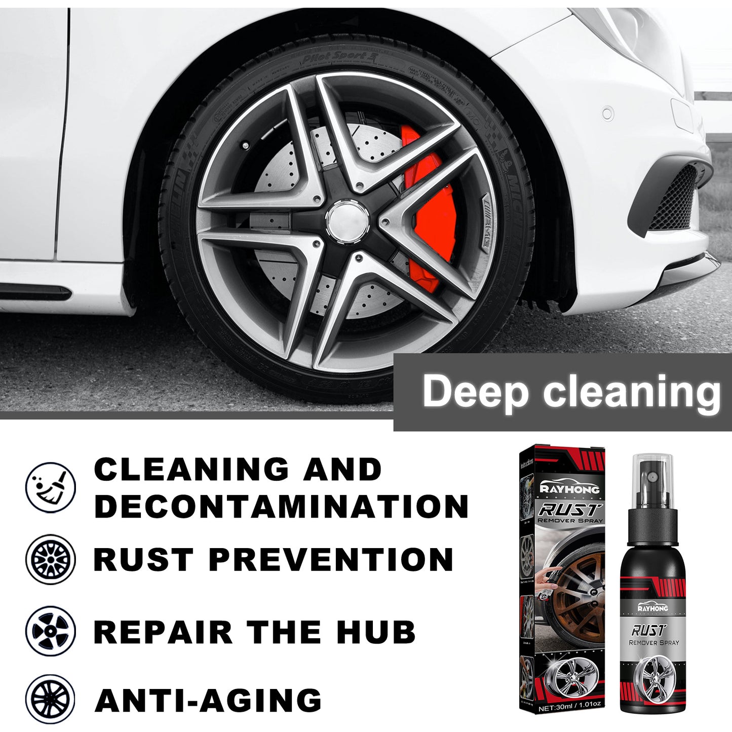 Multi Rust Remover🔥🔥50% OFF LAST DAY（Buy 2 Get 1 Free  (3 PCS)  ）