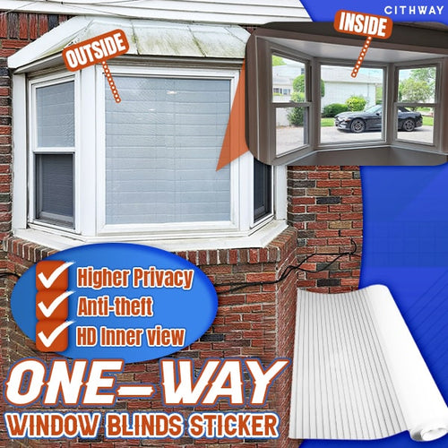 Cozzzzy One-Way Imitation Blinds Privacy Window Cover